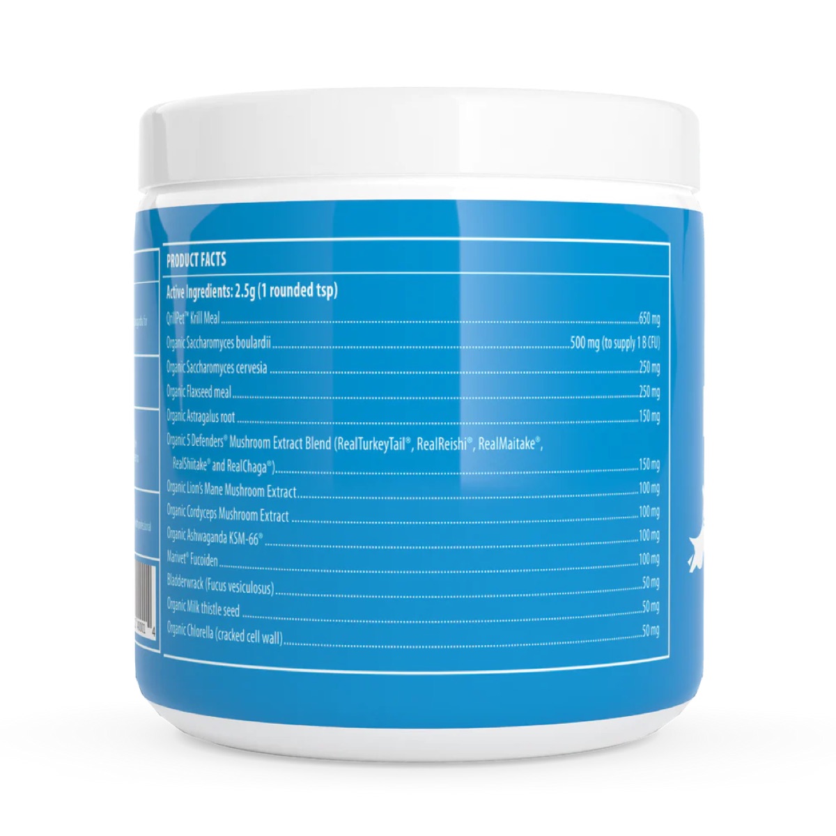 Ingredient overview for veterinarian Dr. Huang reviewing Biscuit's supplement stack