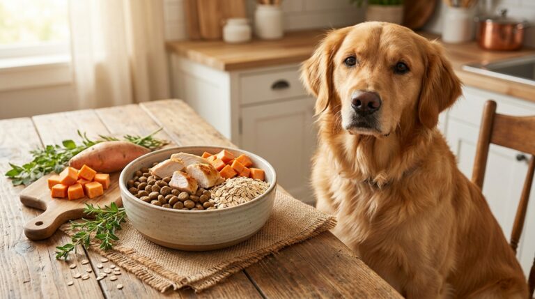 Golden Retriever Nutrition 101: What Our Vet Told Us About Protein, Fiber, and the Microbiome